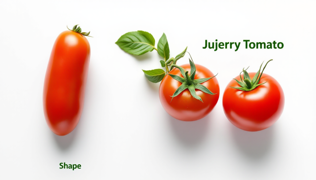 대추방울토마토와 일반 방울토마토의 모양, 당도, 맛, 식감, 껍질 두께, 용도 비교 그림