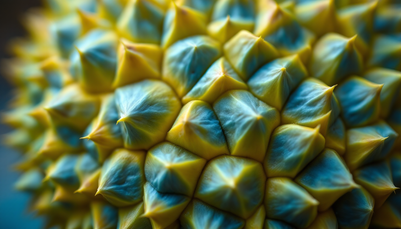 베트남 Ri6 두리안과 태국 몬통 두리안의 과육 색상과 질감 차이 비교