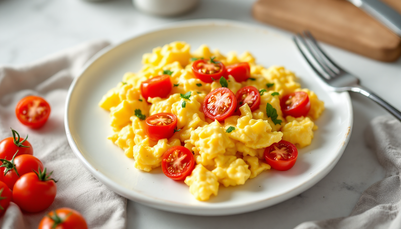 방울토마토 달걀 볶음