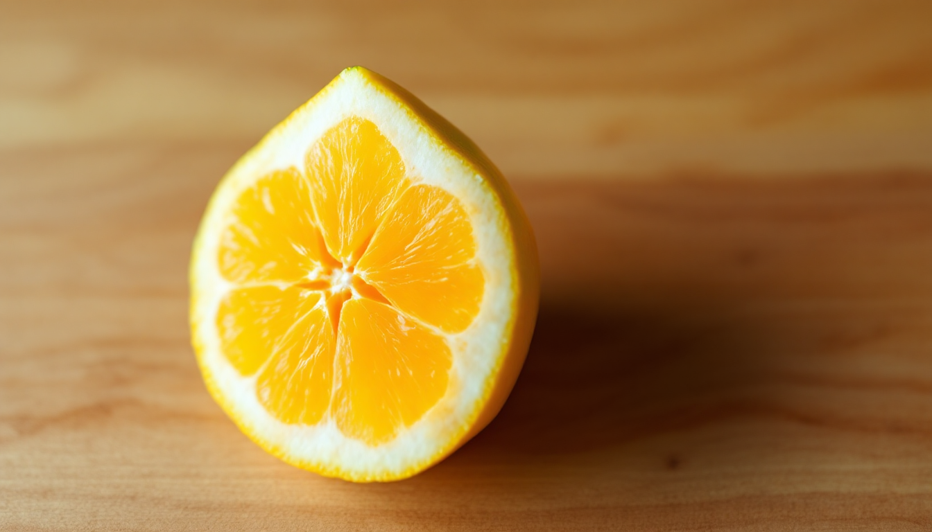 단면이 별 모양인 신선한 양타오(스타후르츠) 과일의 사진