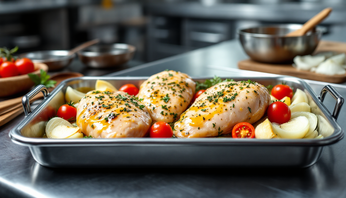 방울토마토 닭가슴살 오븐구이